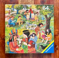 altes Puzzle "Indianerspiel" 64 Teile von Ravensburger 1981 Freiburg im Breisgau - Kirchzarten Vorschau