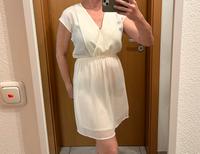 Kleid H&M cremeweiß 36 eleganter Stoff mit Unterkleid Bayern - Augsburg Vorschau