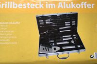 Alu Profi-Grillkoffer mit Edelstahl-Grillbesteck 17-teilig NEU! Nordrhein-Westfalen - Reken Vorschau