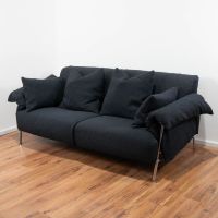 De Padova 2-Sitzer Sofa Stoff Anthrazit - Gestell Chrom Hessen - Griesheim Vorschau