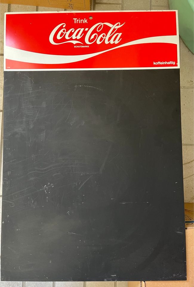 Coca Cola Kreide Tafel 50 x 75 Werbeschild RETRO ANTIK in Landshut