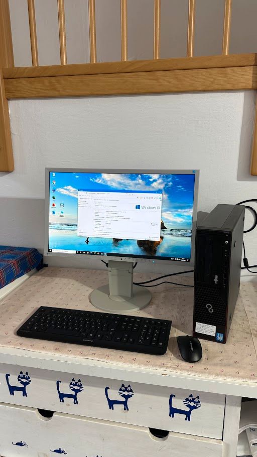 Komplett-PC-Set: FujitsuPC Windows 10, Eizo FHD Monitor & wireles in Fröndenberg (Ruhr)