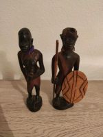 Zwei handgeschnitzte Holzfiguren aus Kenia Baden-Württemberg - Wolfach Vorschau