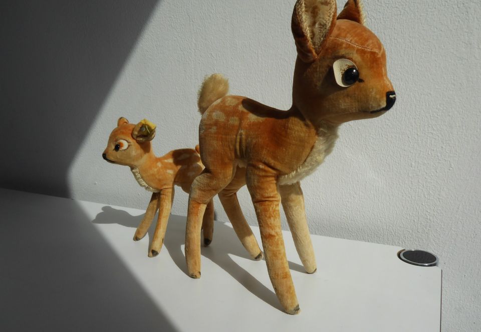 2 x Steiff Bambi Stofftiere Sammeln Vintage in Eltville