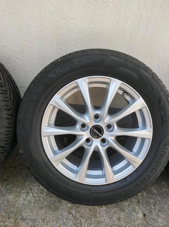 Sommerräder, Alufelgen Audi A4 , Mercedes Benz W204 in Sontra