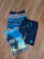 Jungen Badehose Shorts T-Shirt Gr. 128 Sachsen-Anhalt - Magdeburg Vorschau