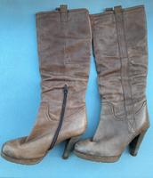 braune Lederstiefel Größe 37 Sachsen - Meißen Vorschau