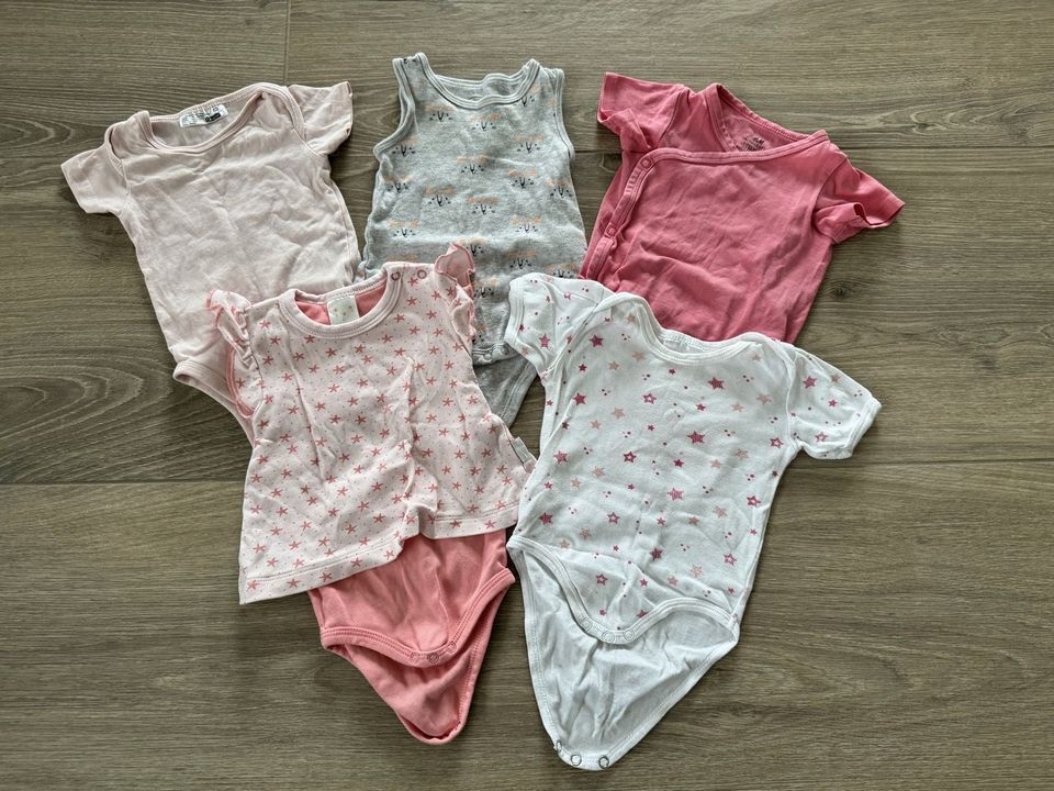 5 Bodies Kurzarm PUSBLU/H&M/C&A/Impidimpi/Ergee Body-Set 62 in Hockenheim