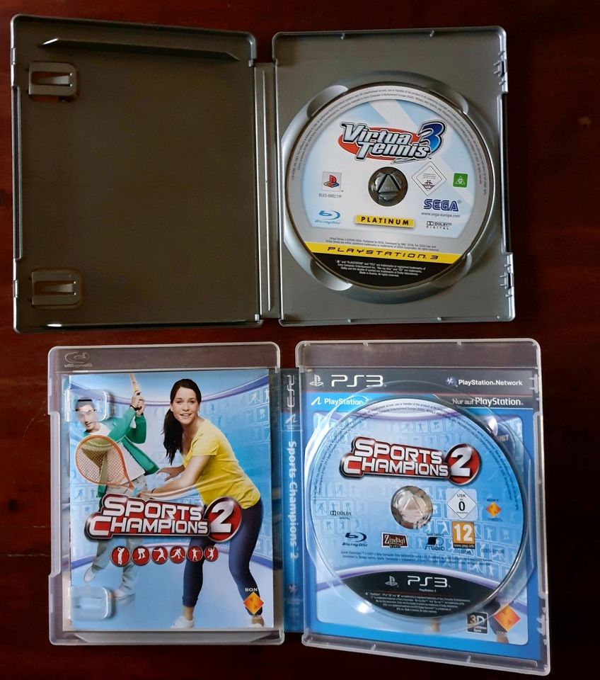 PS3 Playstation | Virtual Tennis 3 | Sports Champions 2 (Move erf in Berlin