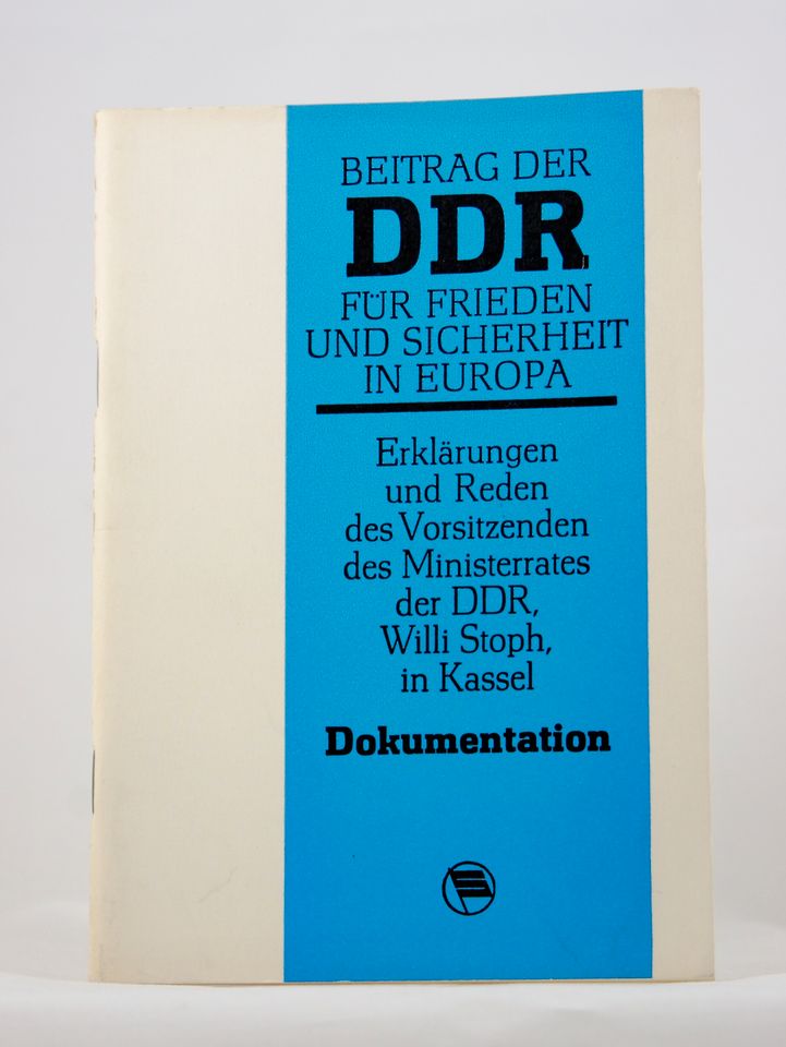 Beitrag der DDR für Frieden und Sicherheit in Europa - Buch in Oerlenbach
