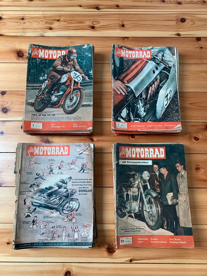 „Das Motorrad“ 1952-1955 84 Ausgaben in Bersteland