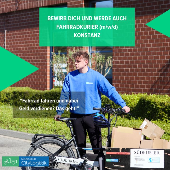 Fahrradkurier (m/w/d) in Konstanz in Konstanz