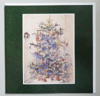Weihnachtsbaum Weihnachtskarte Kunstkarte m. Umschlag 20x20cm Nordrhein-Westfalen - Hamm Vorschau