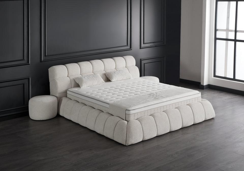NEU Boxspringbett Tief Beige Creme Bettkasten Bett Matratze in Köln