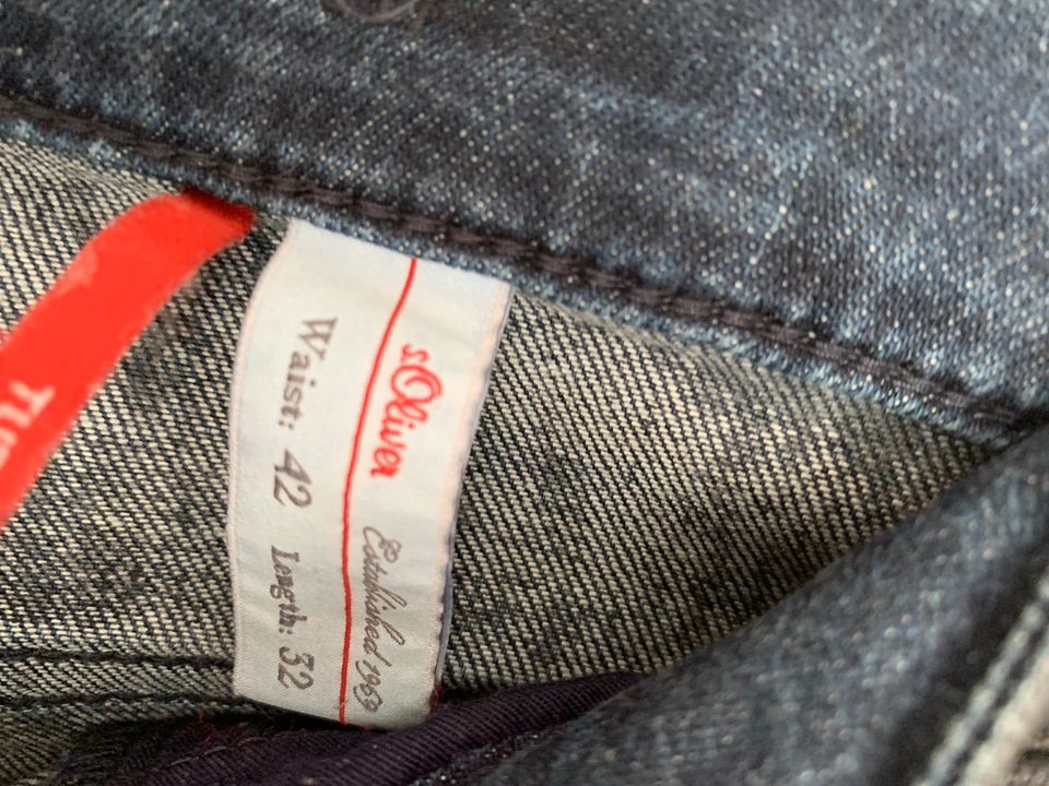 S.Oliver Jeans Gr.42 nachtblau für Damen in Sulzbach (Saar)