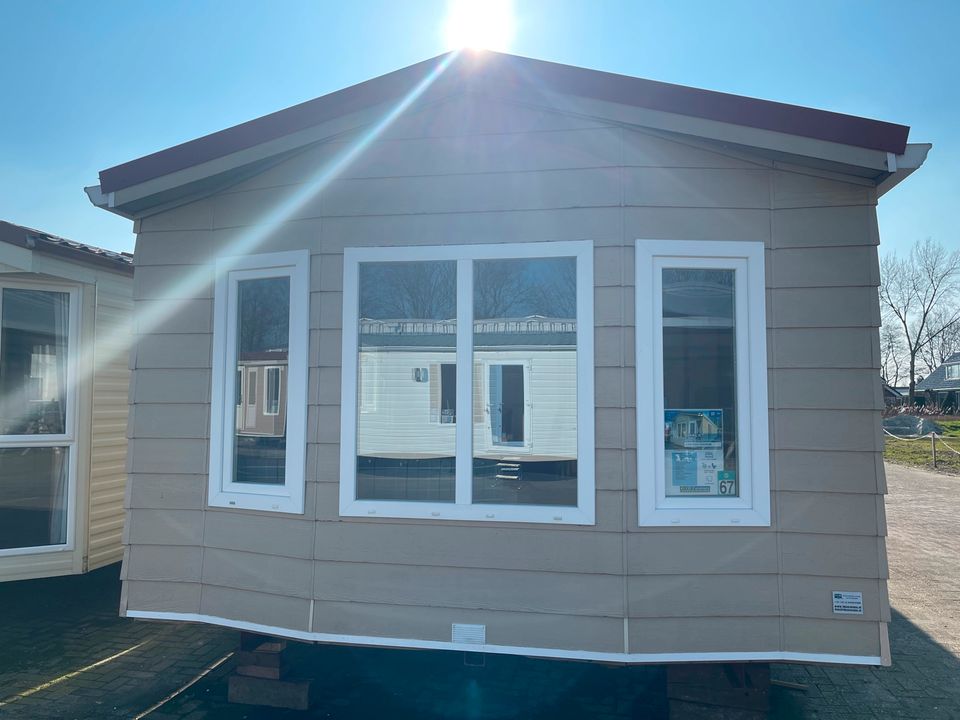 Chalet Canexel 10.20x4.00 2 Schlafzimmer Doppelverglasung Zentralheizung Winterisolierung in Dörpen