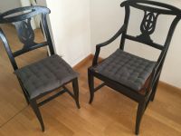 2 Chippendale Stühle Flecht Vintage schwarz Bielefeld - Bielefeld (Innenstadt) Vorschau