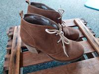 Tamaris Stiefelette Herbst braun Schnürer Schuhe Absatz Gr.41 Baden-Württemberg - Pforzheim Vorschau