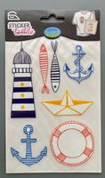 Textil-Sticker mit maritimen Motiven in OVP ⭐ ⚓️⛵️ Altona - Hamburg Blankenese Vorschau