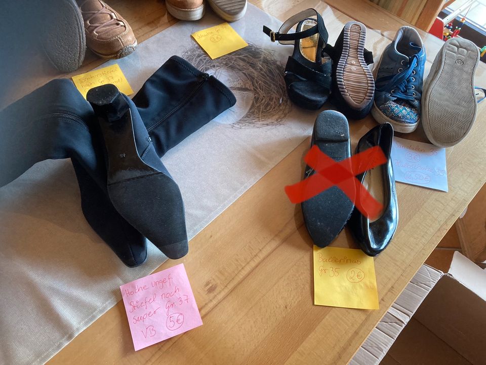 Winterstiefel, Ballerinas und Sandalen 34-38 in Karlshof b Ederheim