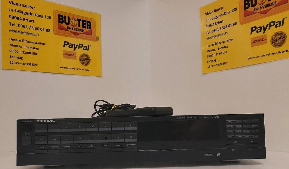 Grundig Stereo Tuner ST303 FM-AM + Fernbedienung vom Händler in Erfurt