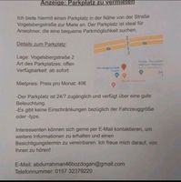 Parkplatz zu vermieten 55129 Mainz Hechtsheim inkl. Wohnwagen Rheinland-Pfalz - Mainz Vorschau