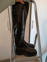 Tamaris Schuhe Overknee Stiefel Gr. 39 neu Leder Sachsen-Anhalt - Magdeburg Vorschau