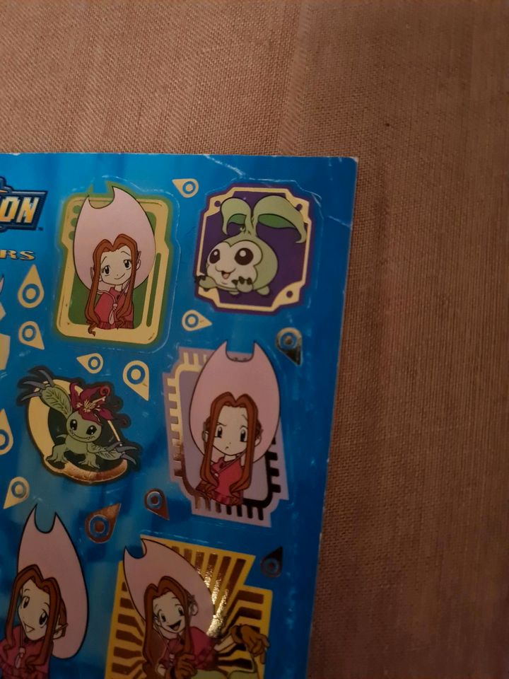 Digimon Sticker Boomer, Agumon, Matt, Palmon, Byomon, Sora in Leipheim