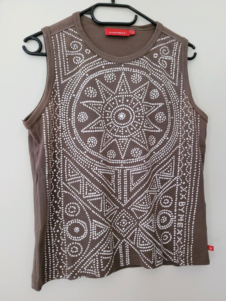 XX By Mexx Top Gr. XL Boho Style, khaki, 100% Baumwolle in Grevenbroich