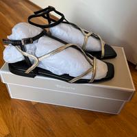 Neu Leder Sandalen von Tamaris Schwarz/Gold mit Touch-it. Bayern - Wolfratshausen Vorschau