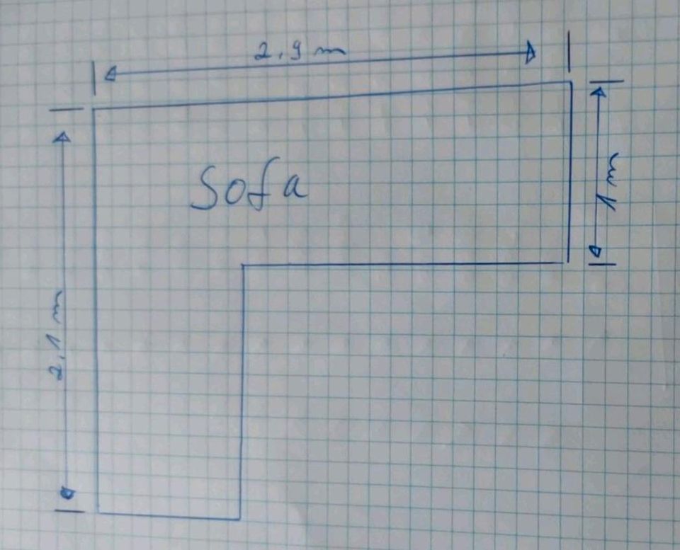 Couch in Grau, Sofa mit Schlaffunktion in Berlin