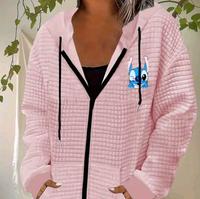 Stitch Waffel Stitch sweatjacke rosa Rheinland-Pfalz - Daaden Vorschau
