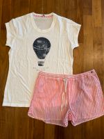 Damen Sommer Pyjama Schlafanzug Shorts rosa weiß NEU Größe 42 XL Sachsen-Anhalt - Magdeburg Vorschau