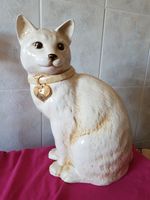 schöne große Katzen - Figur , mit Herz - Anhänger Rheinland-Pfalz - Plaidt Vorschau