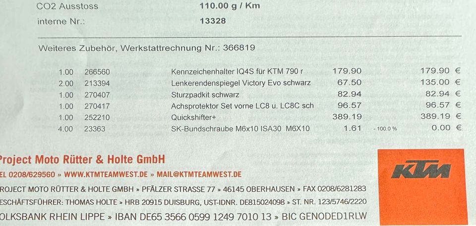 KTM 890 Duke R in Straelen