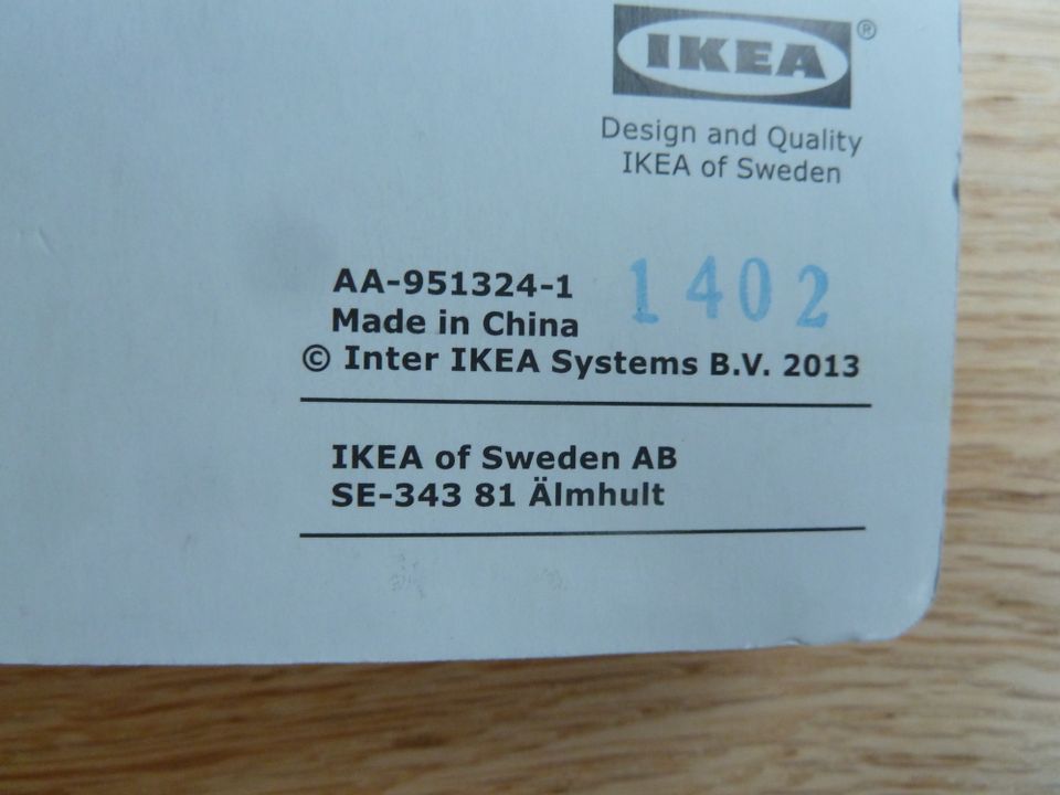 IKEA KVARTAL Gardinenschiene Ecke Bogen Kurve 1-läufig Alu Silber in Preetz