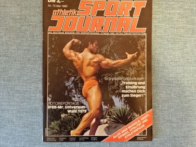 Athletik Sport Journal Bodybuilding Gym Heft Magazin Zeitschrift in Polling Kr Mühldorf a Inn