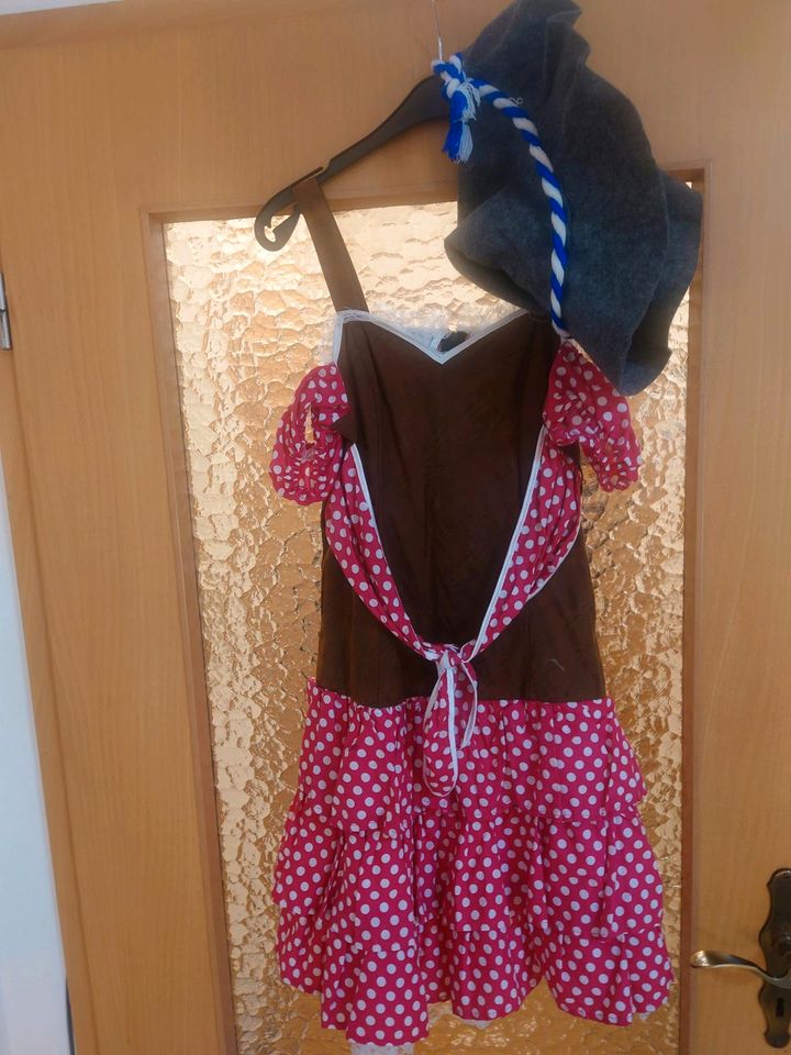 2tlg. Damen Dirndl mit Hut Gr. 36 TOP Haushaltsauflösung in Köthen (Anhalt)