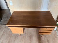 Schreibtisch Nussbaum Teak original 60er 70er Jahre Berg Kreis Ahrweiler - Krälingen Vorschau