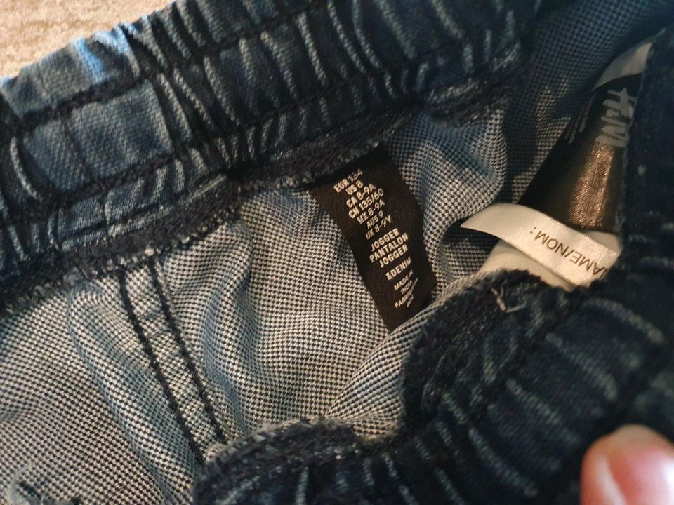 Schlupf jeans h&m 134 blau in Ahaus