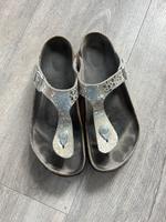 Gizeh Birkenstock Größe 39 Silber Hamburg-Mitte - Finkenwerder Vorschau