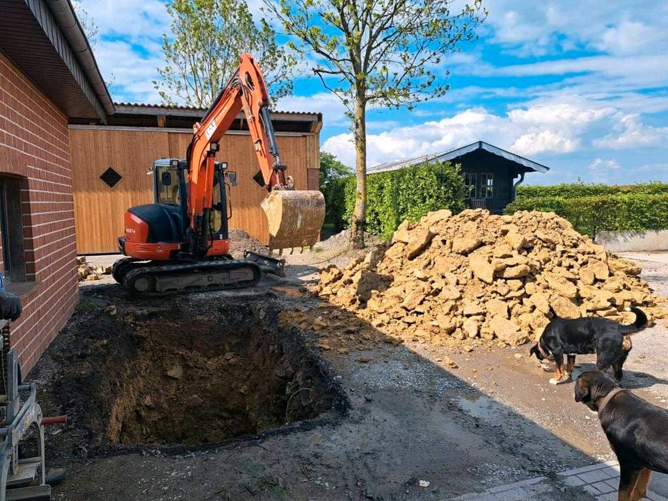 Baggerarbeiten, Erdarbeiten, Rohr/Kanalarbeiten,Pflaster, Abbruch in Nottuln