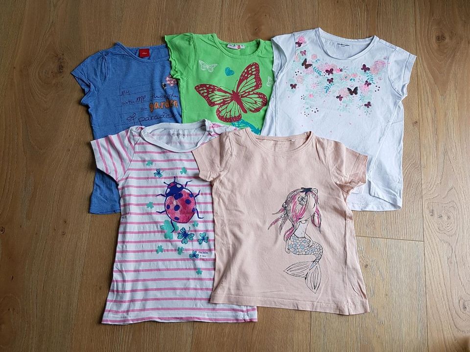 5 T-Shirts Mädchen Gr. 116 in Suhl