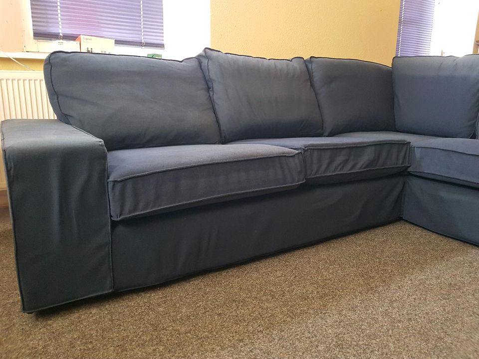 Couch Ecksofa blau in Lägerdorf