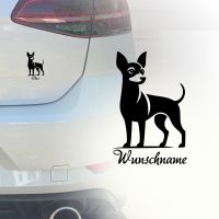 Auto Aufkleber | Zwergpinscher | Personalisiert Wunschname Sicker Köln - Köln Merheim Vorschau