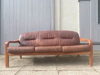 Danish Design Vintage Teak Sofa Leder 3 Sitzer Mid Century Niedersachsen - Springe Vorschau