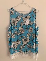 Kurzarm Top Bluse mit Blumen LC Waikiki Gr. L NEU Baden-Württemberg - Rielasingen-Worblingen Vorschau