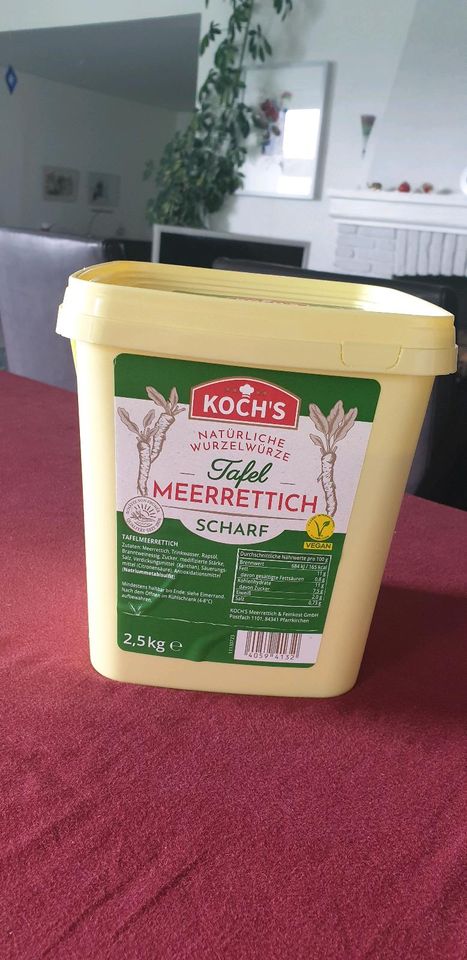 Koch's Tafel-Meerrettich, scharf, 2,5 kg. in Würzburg