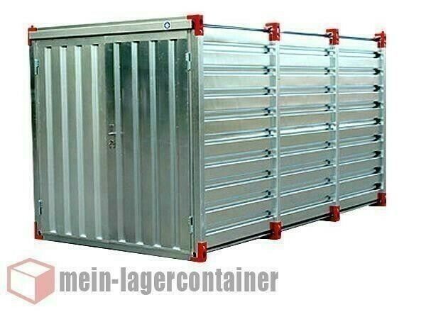 6x2m Schnellbaucontainer 2 flgl. Tür mit Holzboden Lagercontainer in Stuttgart