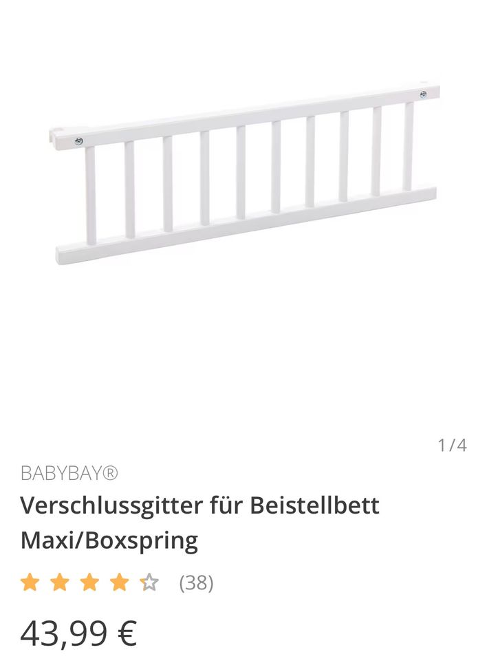 Babybay Beistellbett für Boxspringbett in Duisburg